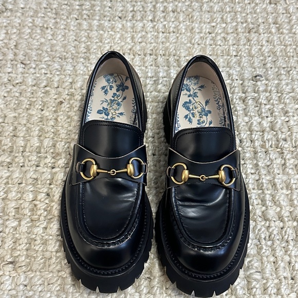 SOLD Like New Gucci Horsebit Lug Loafer 39 ( 8-8.5 US) - Picture 3 of 12